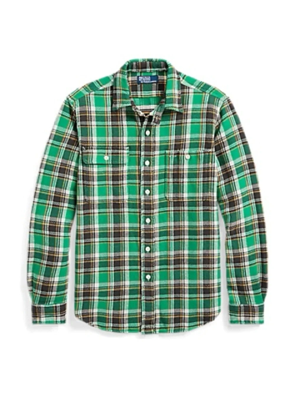 Polo Classic Fit Plaid Flannel Workshirt